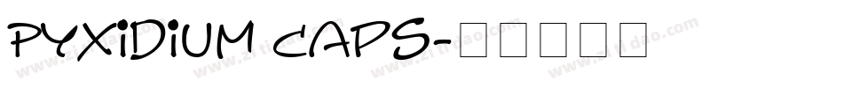 Pyxidium Caps字体转换